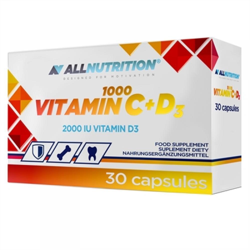 Vitamin C + D3 1000 - 30 caps (До 01.24), фото 1