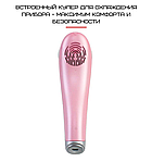 Мікрострумовий Масажер Для Обличчя З Функцією EMS + Фототерапія (Холод Тепло) Для Ліфтингу Омолодження та Підтяжки Шкіри Рожевий, фото 10