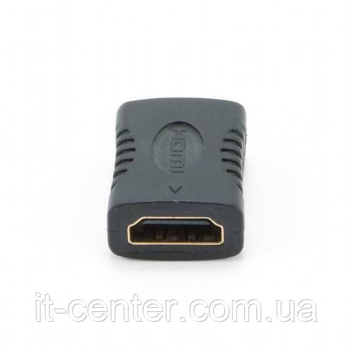 Адаптер Cablexpert HDMI — HDMI (F/F), F19, Black (A-HDMI-FF)