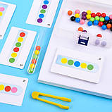 Розвиваюча гра з кульками Повтори схему (67 предметів) від Obetty, фото 3
