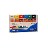 Штифты гуттаперчевые конусные Gapadent 60 шт 020 06