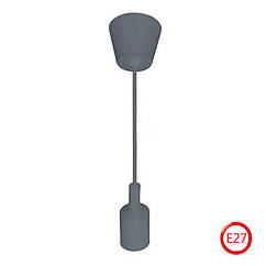 Світильник підвісний VOLTA Е27 сірий