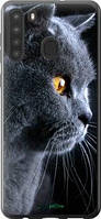 Чохол на Samsung Galaxy A21 Гарний кіт "3038u-1841-7673"