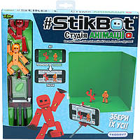 Игровой набор для анимации StikBot Студия творчества - Сцена + Штатив + 2 Стикбота
