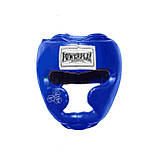 Боксерський шолом тренувальний PowerPlay 3043 Синій S, фото 2