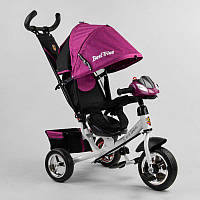 Велосипед детский трехколесный Best Trike 6588 / 80-916 с фарой Фиолетовый