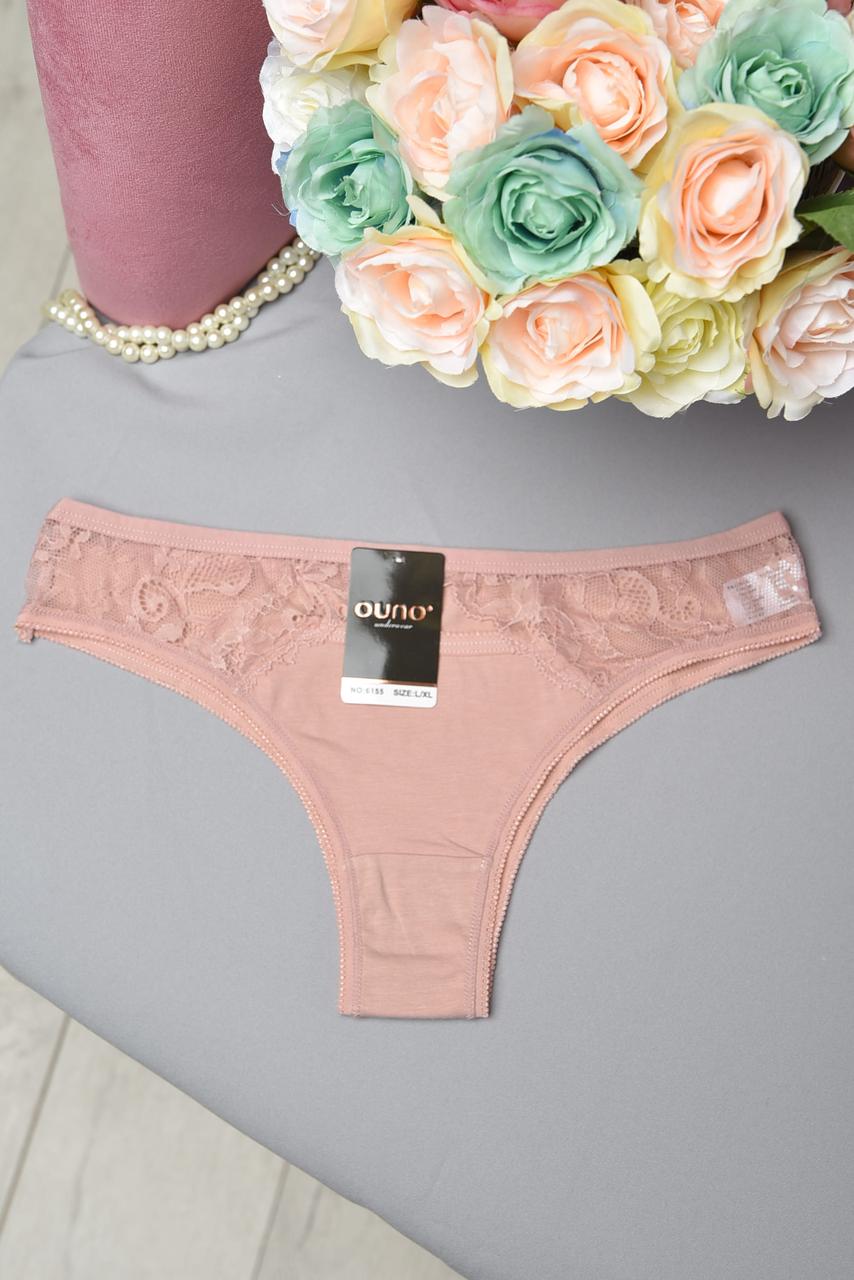 Труси жіночі бавовняні рожевого кольору 158924S, фото 1