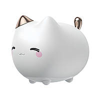 Ночник BASEUS Cute Series Kitty Silicone Night Light (белый)