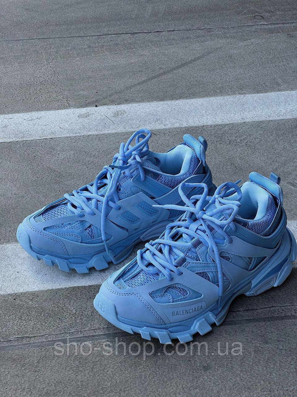 Кроссовки Balenciaga Track 3.0 Light Blue, фото 1