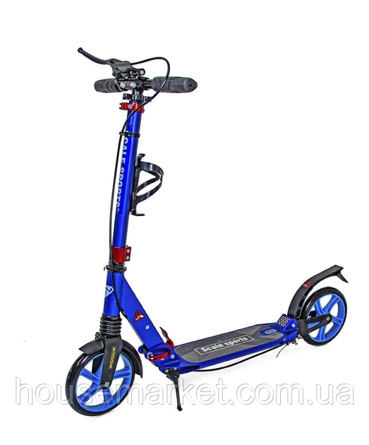 Двоколісний самокат Skale Sports SS-08 Ручне гальмо та LED-ліхтарик - фото 1 - id-p1873367725