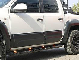 Молдинг двері EuroCap для Volkswagen Amarok 2010-2022 ABS-пластик (6 шт)