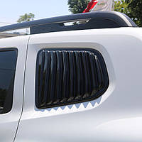 Накладки на задние окна EuroCap для Renault Duster 2018-2024 гг. ABS-пластик (2 шт)