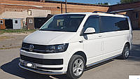 Боковые пороги трубы на d70 Volkswagen T6 2015+ Боковая защита дуги пороги