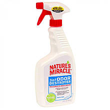 Спрей для усунення запахів Nature’s Miracle Odor Destr Fresh LInen 3в1 з ароматом свіжої білизни, 8in1, 710 мл