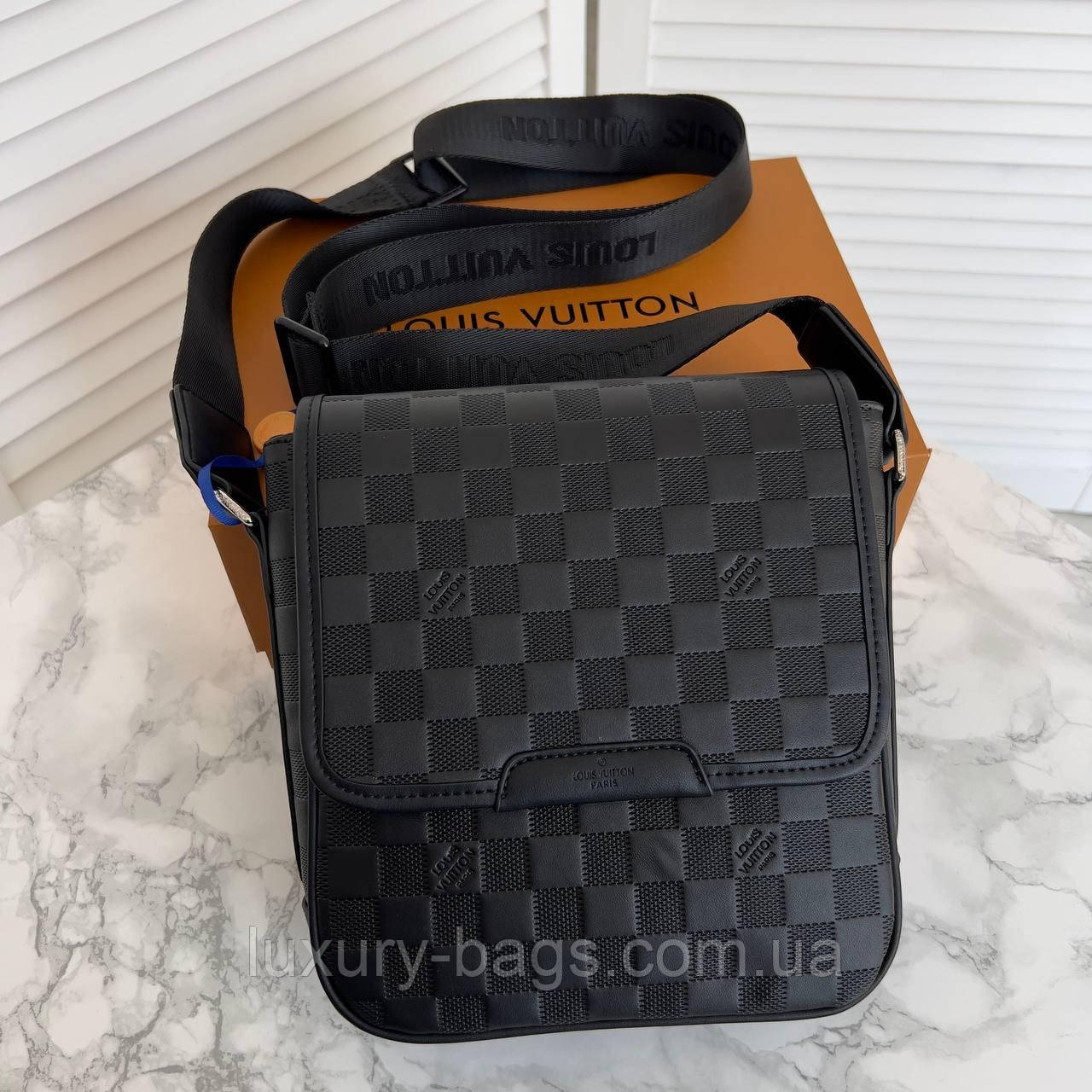 Стильна чоловіча стильна сумка Louis Vuitton (люкс якість)