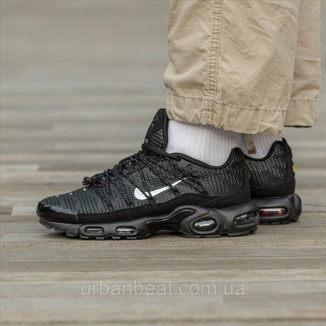 Чоловічі кросівки Nike Air Max TN Plus Lace Toggle Black Reflective