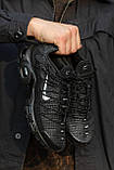 Чоловічі кросівки Nike Air Max TN Plus Lace Toggle Black Reflective, фото 8