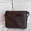 Чоловіча містка сумка Louis Vuitton (люкс якість), фото 4