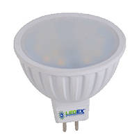 Лампа светодиодная Ledex 5W G5.3 3000K 220V MR16 475Lm АКЦИЯ (без гарантии)