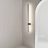 Обертальний світильник, настінний світильник, настінна лампа, світильник для спальні, світильник бра нічник, фото 4