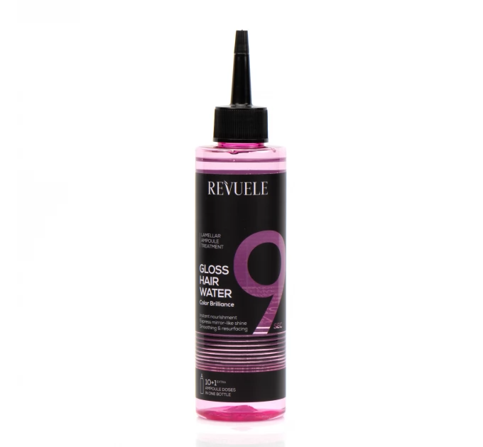 Вода для блиску волосся яскравість кольору Revuele Gloss Hair Water 220 мл