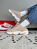 Жіночі кросівки Nike M2K Tekno Particle Beige White Кеди Найк М2К Текно шкіряні бежеві демісезон, фото 7