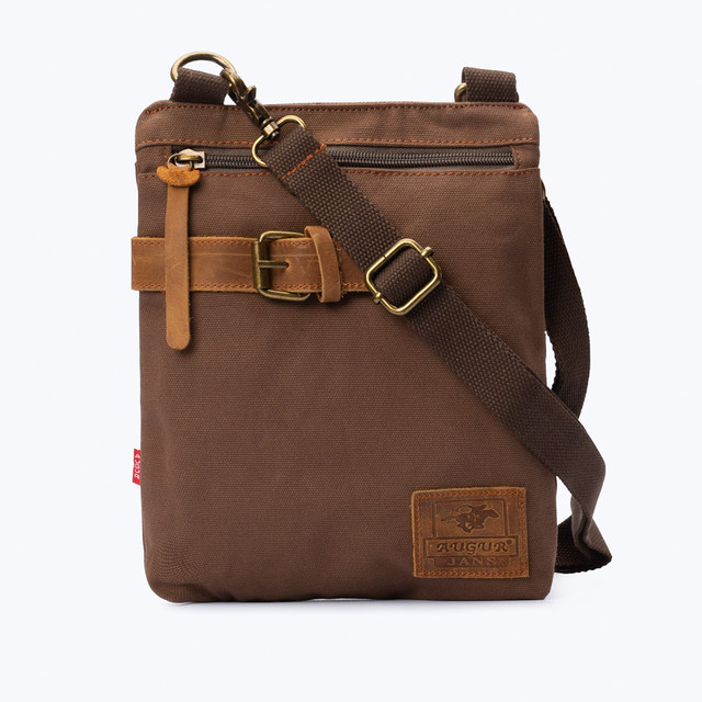 Фото сумка чоловіча Augur через плече коричнева