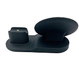Док-станція wireless fast charger 3 in 1 з бездротовою зарядкою, фото 4