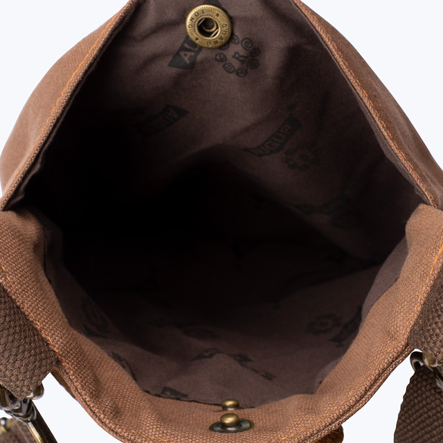 Фото сумка чоловіча Augur через плече коричнева