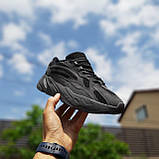 Кросівки чоловічі Adidas Yeezy boost 700 Dark Grey v2 сірі адідас ізи буст весна літо, фото 3