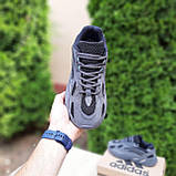 Кросівки чоловічі Adidas Yeezy boost 700 Dark Grey v2 сірі адідас ізи буст весна літо, фото 5