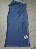 Сукня вечірня міді з розрізом по нозі Asos Синя, фото 4