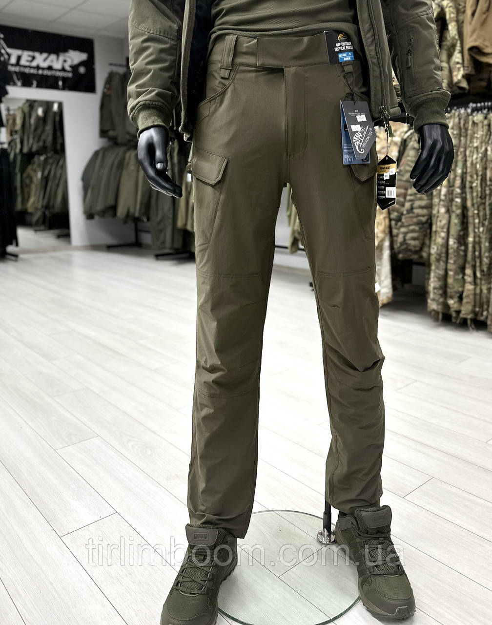 Штани тактичні літні Helikon-Tex® OTP (Outdoor Tactical Pants)® - VersaStretch® taiga green s