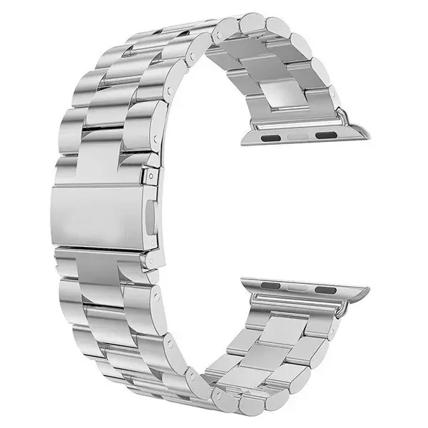 Ремінець для Apple Watch Steel Band Stainless Silver   • 42/44/45/49mm.