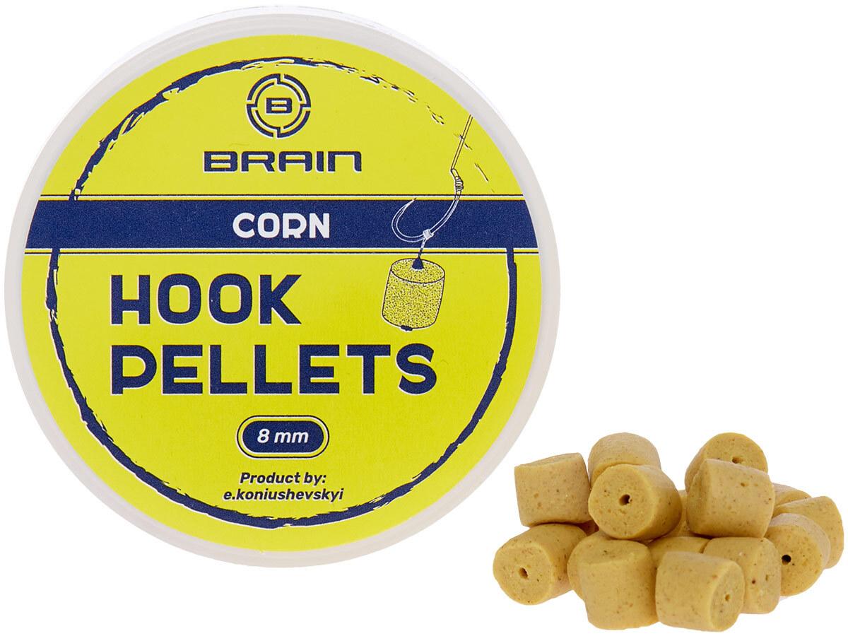 Пелети Brain Hook Pellets 8mm 70g Corn (кукурудза)