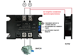Однофазний безконтактний модуль плавного пуску та плавної зупинки двигуна 1000 Вт, фото 3