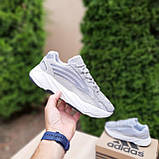 Кросівки чоловічі Adidas Yeezy boost 700 Grey v2 сірі адідас і буст весна літо рефлективні вставки, фото 5