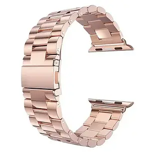 Ремінець для Apple Watch Steel Band Stainless Rose Gold  • 38/40/41mm.
