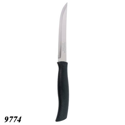 Ніж столовий TRAMONTINA чорна ручка 21 см