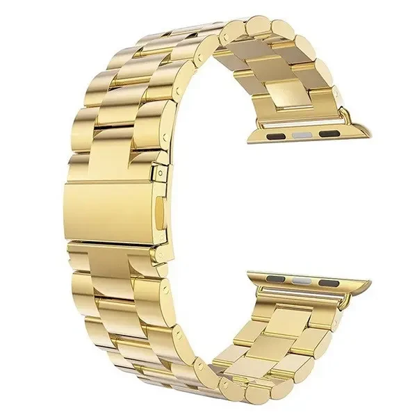 Ремінець для Apple Watch Steel Band Stainless Gold • 42/44/45/49mm.