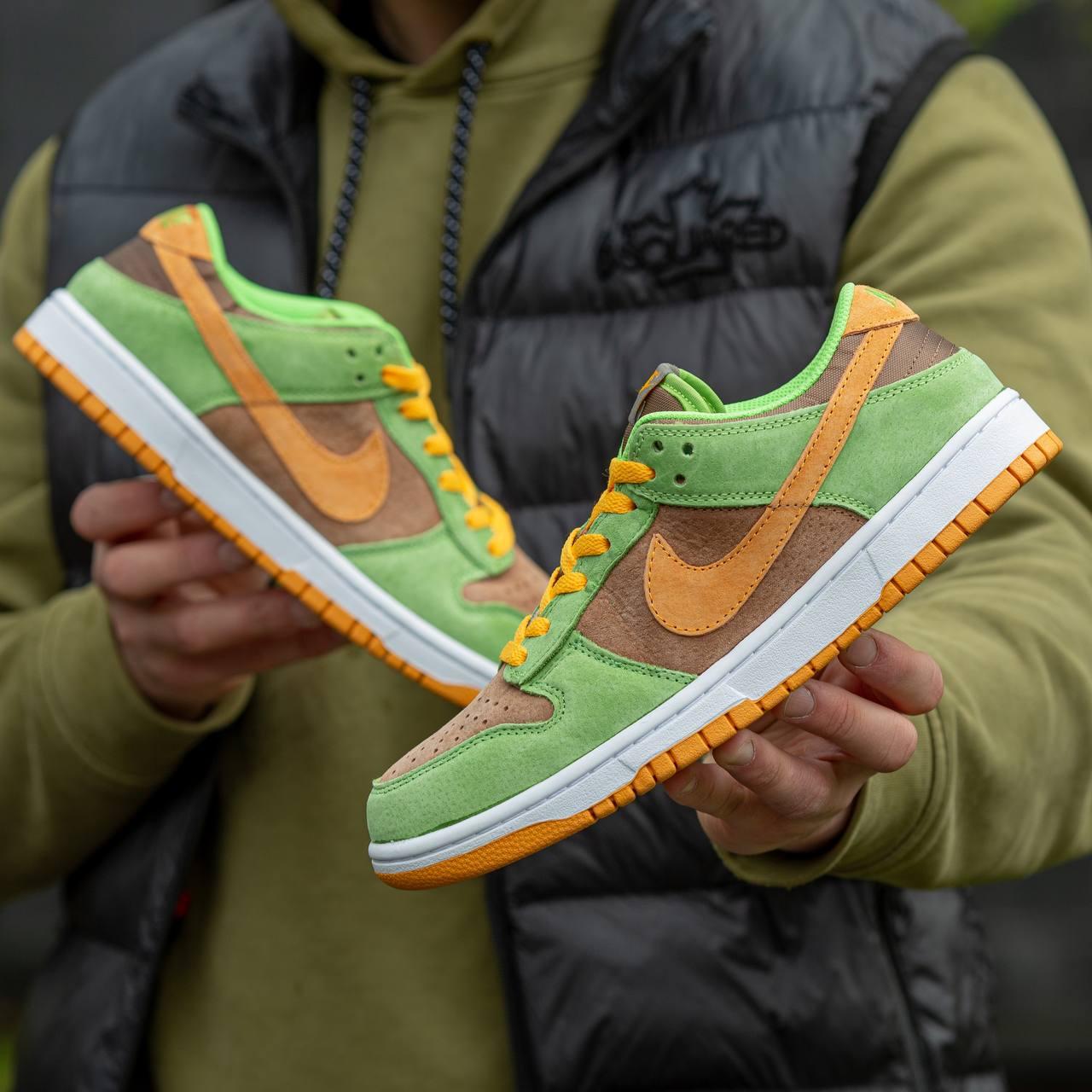 Чоловічі Кросівки Nike SB Dunk Brown Green 42