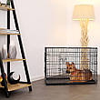 Металева карта Dog Crate L для транспортування собак — 90 x 56 x 63 см, фото 4