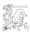Гальмівні колодки передні R14 Fiat Ducato, Peugeot J5, Citroen C25 (1982-1994), 71770950, 425106, 4254A4, фото 5