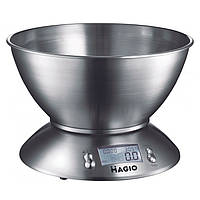 Весы кулинарные MAGIO MG-695 / Кухонные весы для кондитера / Весы кухонные со DP-525 съемной чашей
