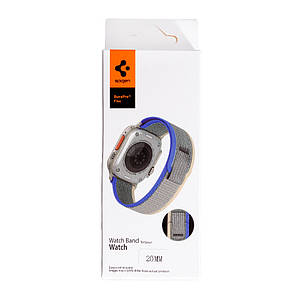 Spigen Trail Nylon Band Universal 20 mm,  Blue and Grey