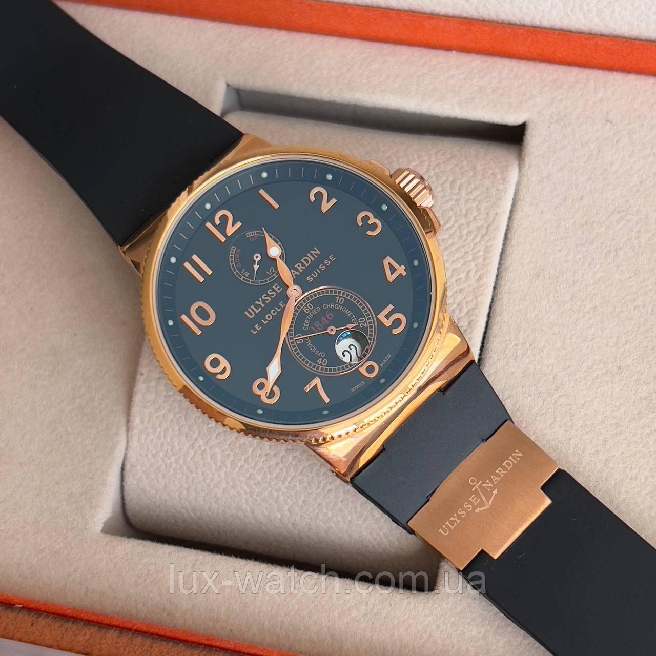 Ulysse Nardin Le Locle Automatic Gold Black