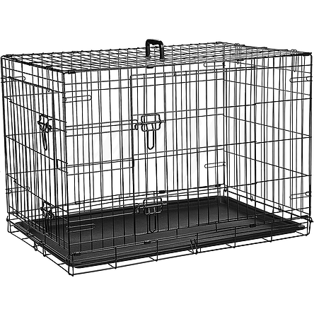 Металева клітка Dog Cage L для транспортування собак — 91 x 57 x 64 см, фото 1