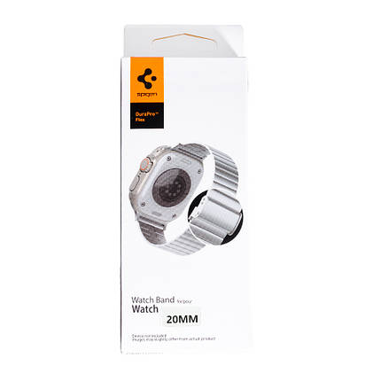 Spigen Metal Band Universal 20 mm,  Silver, фото 2