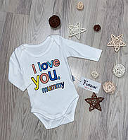 Детский боди с длинным рукавом