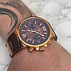 Годинник наручний чоловічий Ulysse Nardin Maxi Marine Gold- Brown преміального ААА класу, фото 7